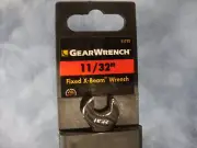 GearWrench 11/32" Fixed X-Beam Combination Wrench #81715 - Full Polish -12 point