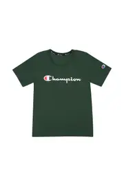 [Champion] Champion Junior Script Tee - Dark Green 7SC