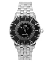 Mido Baroncelli Signature Swiss Made Automatic 25 Jewels Stainless Steel Black Dial Automatic M037.407.11.051.01 Men's Watch