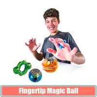 在飛比找蝦皮購物優惠-指尖魔球感應磁指環控制旋轉球創意兒童益智對戰玩具遊戲