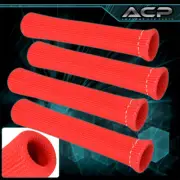 For Mini 4 Piece Spark Plug Wire Protect Boot Heat Sheild Insulator Kit Red (for: Mini)