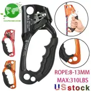 Hand Ascender Rock Climbing Tree Arborist Rappelling For 8~13mm Gear Rope