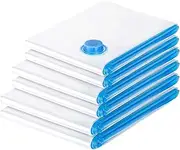 EZONEDEAL Space Saver Vacuum Storage Bags, Compression Bags For Travel, Waterproof & High Strength Double Zip Seal,Comforters, Pillows, Curtains, Blankets - Vacuum Sealer Bags (2PCS)