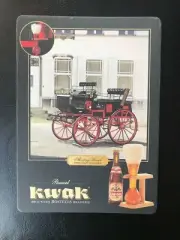 Pub Coaster KWAK Brouwerij BOSTEELS Brasserie BELGIAN BREWERY Postcard NEW