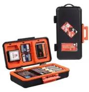 LYNCA Camera Battery & Memory Card Case Professional Water-Resistant Shockproof