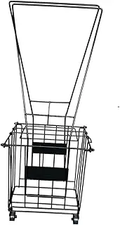 Tennis Ball Basket with Wheels Tennis Ball Retriever Multifunctional Carrying Collector Pickup Container for Club Gym Outdoor
