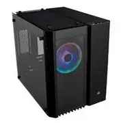Corsair Crystal 280X RGB Tempered Glass Micro-ATX Case - Black