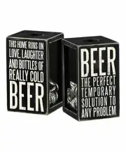 Primitives by Kathy Tall 'Beer' Cork & Cap Holder