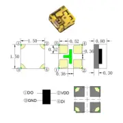Ws2812B 5V Ws2812 5050 3528 4020 1204 1209 0807 2020 Mini Smd Led Chip Addressab