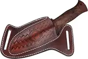 Knife Sheath,Leather Knife Sheath for Belt,Pocket Folding Knife Holder,EDC Belt Organizer,Compact Draw Knife Holster,EDC Tools Holster Pocket Organizer,Sheath for Folding Knife,Gifts for Men