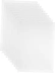 iplusmile Portable PVC Filter Plates 10pcs Plastic Sheets for Home School Office Lighting Gels