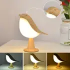 LED Table Desk Lamp Magpie Bird Touch Bedroom Bedside Light USB w/ Aromatherapy