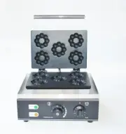 5PCS Electric Doughnut Donut Maker Machine Waffle Machine 110V 1550W