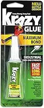 Elmer's KG48948MR Krazy Glue(R) Maximum Bond Industrial Formula-15g, No Size