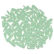 Ceramic Mosaic Tile, 500g Teardrop Flower Leaf Tile Mosaic Block, Light Green