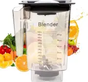 90oz WildSide+ Jar Replacement for Blendtec Blender, Commercial Grade - Five-Sid