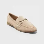 A New Day Women's Laurel Memory Foam Insole Loafer Flats Light Taupe Size 10