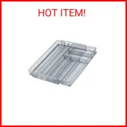 Honey-Can-Do KCH-02163 Steel Mesh 7-Compartment Expandable Utility Drawer Organi