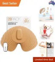 CGM Sensor Patches for Dexcom G6 & MiaoMiao 20 Pack - Water Resistant & Durab...