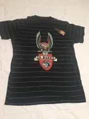 VINTAGE Ed Hardy Black Short Sleeve T-Shirt Eagle, Cat BRONX Size X Large USA
