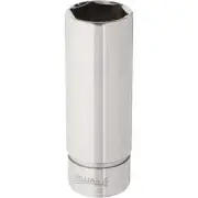 1/4" Drive Deep 6-Point Sockets, Metric, High-Polished Chrome Finish, Williams
