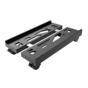 Adjustable Mobile CPU Stand, Ventilated Computer Tower Stand with 4 Caster Wh...