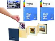 Impossible/Polaroid Instant Color Film for Polaroid 600 and Polaroid Originals OneStep Cameras - 2 Pack - with Instant Memories Album and Microfiber Cloth