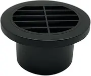 QCLCVBBFGW 1/2/4/6X 75mm/2.95inch Car Air Vent Ducting Piece Duct Pipe Outlet Rotable Flat Round Fit for Truck Van Camper Diesel Parking Heater(1X)