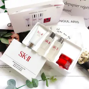 【雪花秀護膚水乳禮盒】SK-II/SK2 面部護膚套裝旅行四件套小樣 神仙水/清瑩露/潔面/面霜