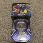 Pokemon TCG Mystery Power Box W/Tyranitar Tin Factory Sealed NEW Vintage Rare