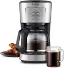 Breville the Aroma Style Electric Drip Coffee Maker, Brushed Stainless Steel, LC