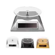 Modern Solar Showcase Turntable-Degrees Rotating Jewelry Organizer Display Stand