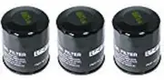 Raisman Pack of 3 Oil Filters Replaces Briggs 499532 692513 Club Car 1016467 Cub Cadet 490-201-0001 John Deere AM107423 Kawasaki 49065-2057 49065-2062
