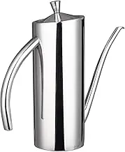IMEEA Olive Oil Dispenser with Drip-Free Spout SUS304 Stainless Steel Oil Can Pot Drizzler, 24oz/700ml