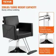 Salon Chair Barber Chair for Hair Stylist Styling Chair with Heavy Duty Hydraulic Pump 360° Swivel Hair Salon Chair with Footrest for Beauty Spa Shampoo Max Load Weight 330 lbs Black