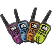 UNIDEN UH45-4 UHF CB HANDHELD RADIO WITH KID ZONE 4-PACK