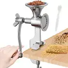 Manual Grain Mill Stainless Steel Grinder Hand-Operated Coffee Grinder with Fine