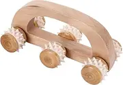 Household Wooden Muscle Massager Roller Portable Back and Hand Massager for Yoga Deep Tissue Relief Promotes Durable Design Lightweight for Home Travel