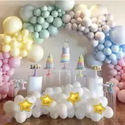 Felice Arts Magical Unicorn Rainbow Balloons Garland Arch Kit Pastel 138 PCS