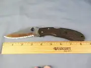 Spyderco Worker Folding Knife G-2 TuFram Handle Seki-Japan