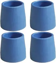 NOLITOY 4 Pack Trekking Pole Tips Anti-slip Rubber Cane Tips for Walking Sticks Crutches