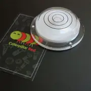 Flanged Large Round Bulls Eye Bubble Level - Tool Clock Hobby Turntable Caravan