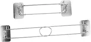 PAMINGONO Bathroom Storage Rack over The Door Hooks Organizer Stainless Steel Shower Rail