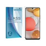 2 Pack MEZON Samsung Galaxy A42 5G Clear Tempered Glass Screen Protectors