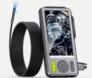 Teslong Dual Lens Endoscope Borescope 5'' HD Snake Inspection Camera NTS500B