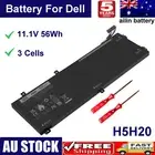 56Wh For Dell XPS 15 9550 9560 7590 Precision 5510 5520 5540 H5H20 Battery 11.4V