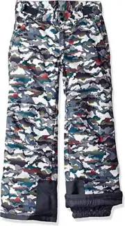 Arctix Kids Reinforced Snow Pants Snowboard Ski Gray White Camo Size Small 8