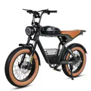 20"Electric Bicycle 1000w Motocycle Fat Tire Bike Mounain Sand Beach City E-Bike