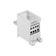 1 In 8 Out Rail Terminal Blocks 250A Max Input Distribution Block
