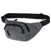 Large Capacity Sports Waist Bag Phone Bag Crossnody Bag For Outdoor Sports Hiking Jogging Running LIGHTGRAY COLOR